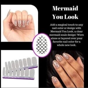 Color Street Mermaid You Look Nail Polish Strips . New in package.